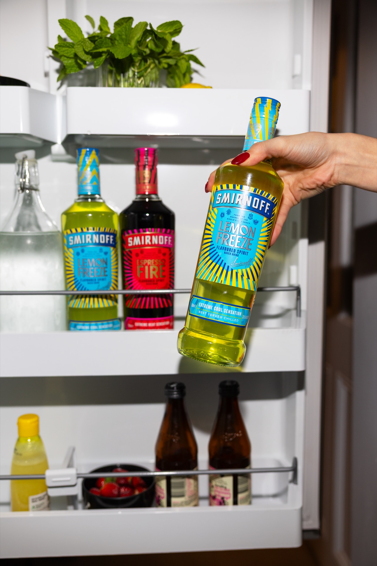 Smirnoff — Espresso, Fire, Lemon, Freeze 12